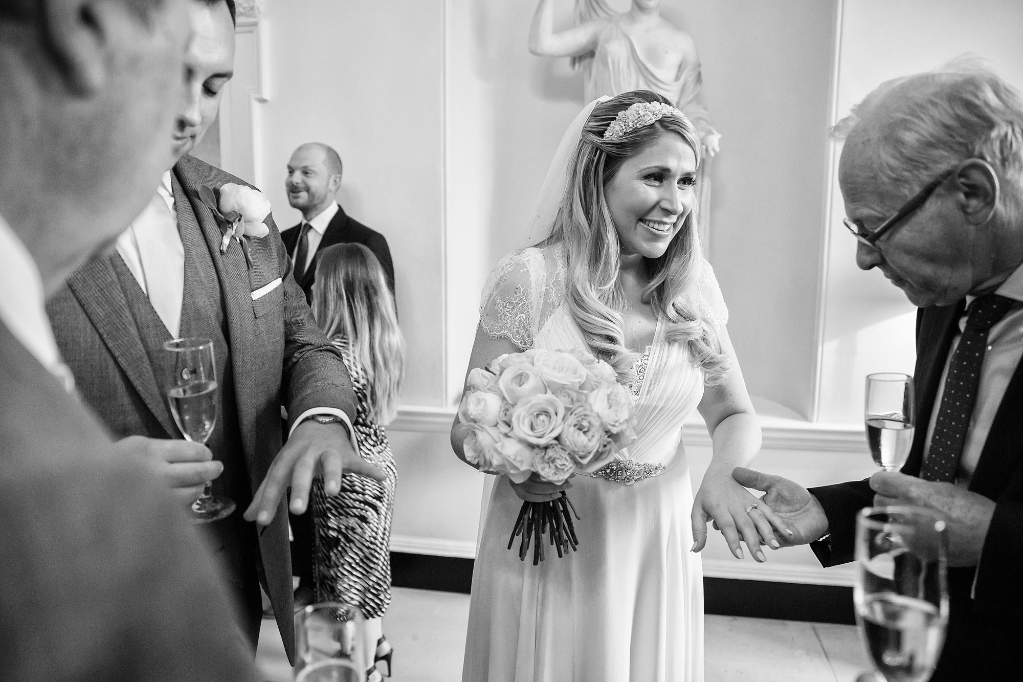 documentary wedding photography at Botleys Mansion