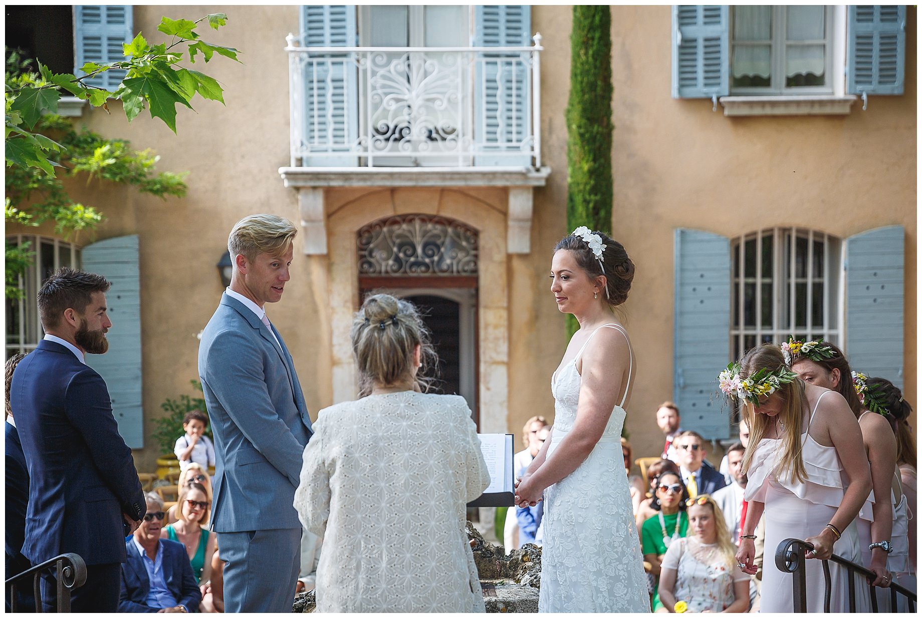 Chateau Grand Bois Wedding blessing
