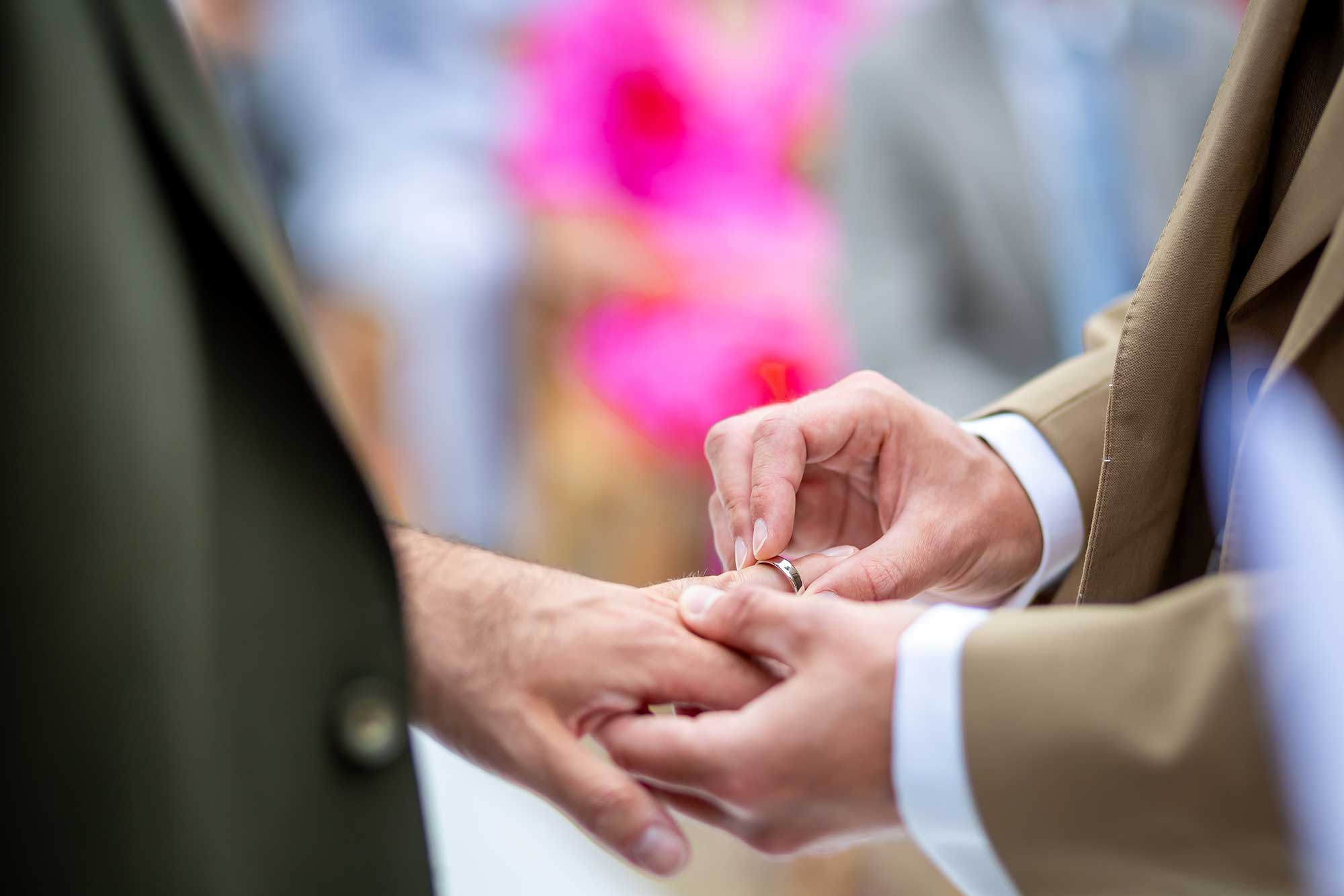 exchange of wedding rings