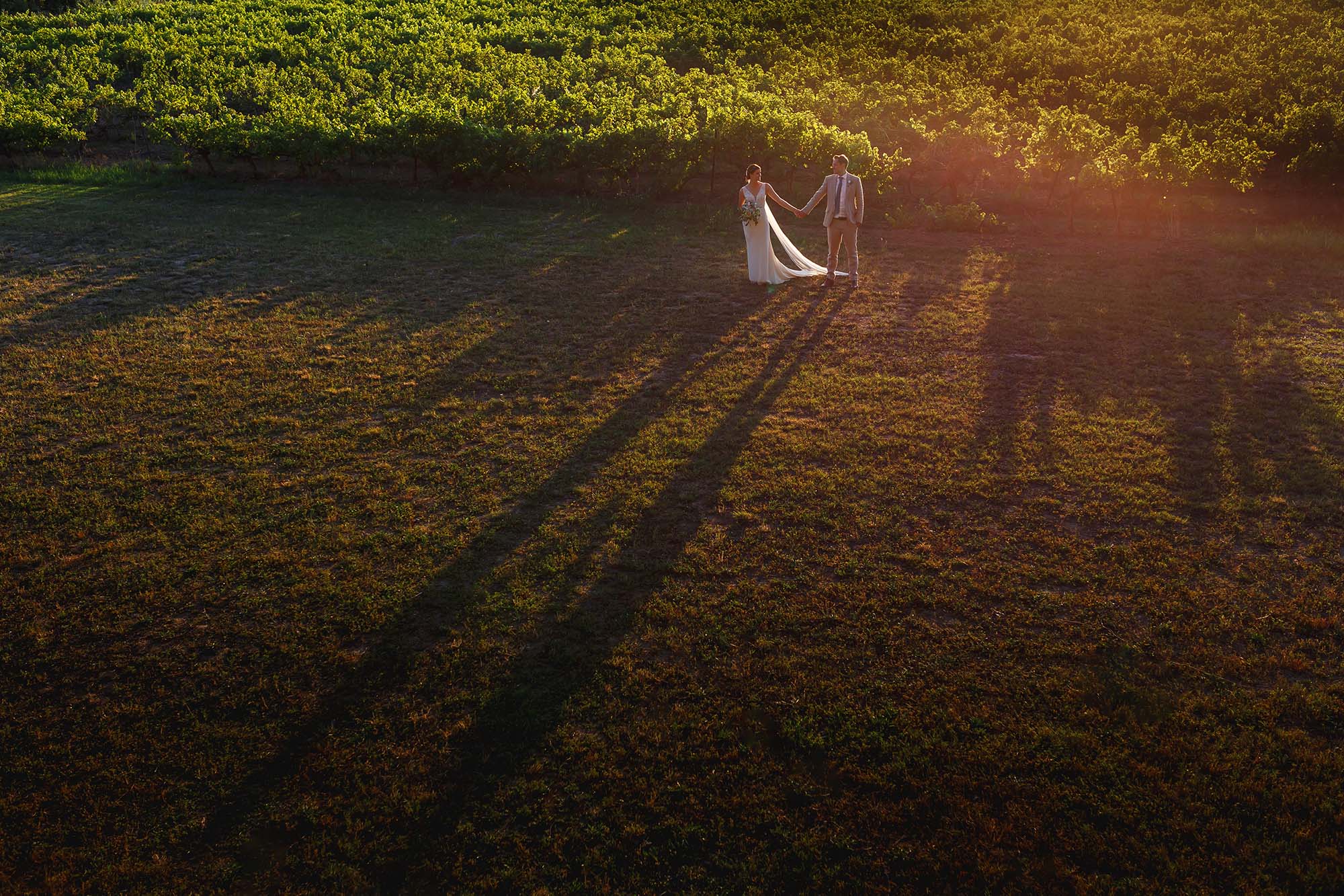 Chateau Rieutort golden hour shoot in the south of France by best wedding photographer in France