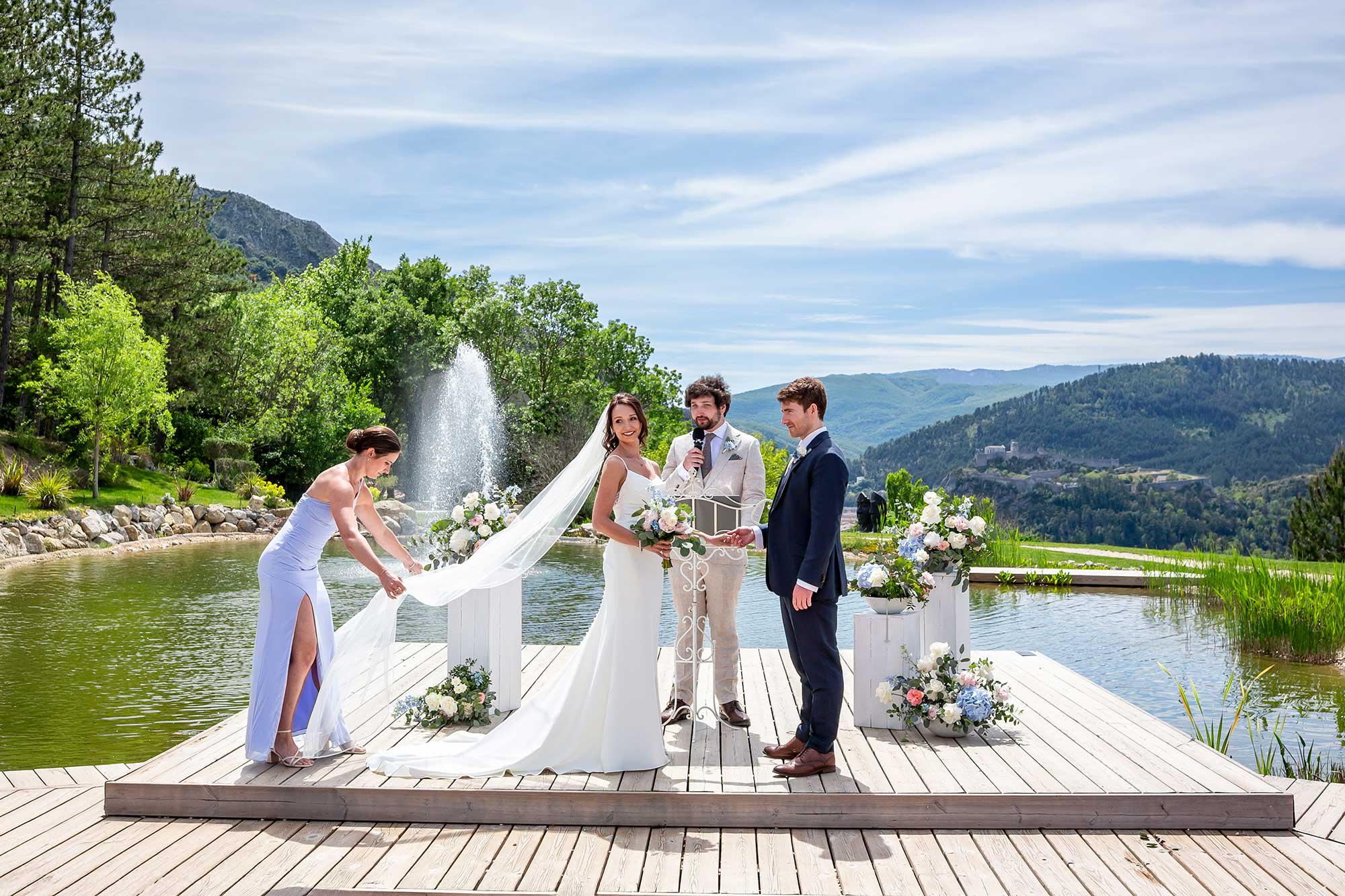 wedding ceremony in Occitanie